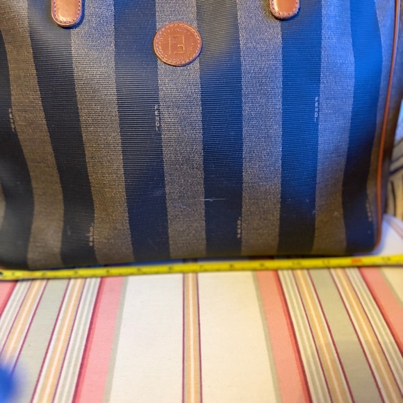 Beautiful Fendi Pequin Striped Tote - Picture 9 of 12